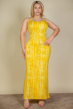 Load image into Gallery viewer, Plus Size Tie Dye Printed Cami Bodycon Maxi Dress (CAPELLA)