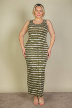 Load image into Gallery viewer, Plus Size Tie Dye Printed Tank Bodycon Maxi Dress (CAPELLA)