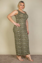Load image into Gallery viewer, Plus Size Tie Dye Printed Tank Bodycon Maxi Dress (CAPELLA)