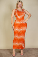 Load image into Gallery viewer, Plus Size Tie Dye Printed Tank Bodycon Maxi Dress (CAPELLA)