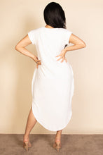 Load image into Gallery viewer, Plus Size Hidden Pocket Batwing Sleeve V Neck Long Dress (CAPELLA)