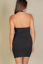 Load image into Gallery viewer, Ribbed Halter Neck Backless Bodycon Dress (CAPELLA)
