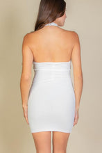 Load image into Gallery viewer, Ribbed Halter Neck Backless Bodycon Dress (CAPELLA)