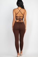 Load image into Gallery viewer, Criss-Cross Open Back Bodycon Jumpsuit (CAPELLA)