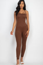 Load image into Gallery viewer, Criss-Cross Open Back Bodycon Jumpsuit (CAPELLA)