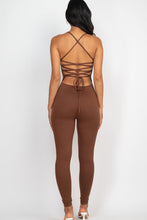 Load image into Gallery viewer, Criss-Cross Open Back Bodycon Jumpsuit (CAPELLA)