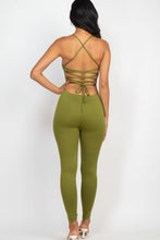 Load image into Gallery viewer, Criss-Cross Open Back Bodycon Jumpsuit (CAPELLA)