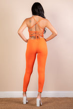 Load image into Gallery viewer, Criss-Cross Open Back Bodycon Jumpsuit (CAPELLA)