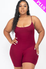 Load image into Gallery viewer, Plus Ribbed Bodycon Romper (CAPELLA)