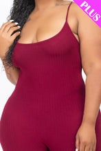Load image into Gallery viewer, Plus Ribbed Bodycon Romper (CAPELLA)
