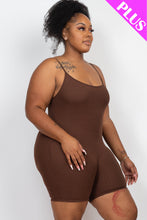 Load image into Gallery viewer, Plus Ribbed Bodycon Romper (CAPELLA)