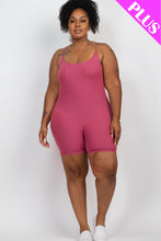 Load image into Gallery viewer, Plus Ribbed Bodycon Romper (CAPELLA)