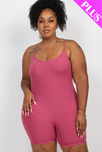 Load image into Gallery viewer, Plus Ribbed Bodycon Romper (CAPELLA)