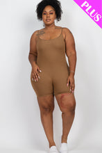 Load image into Gallery viewer, Plus Ribbed Bodycon Romper (CAPELLA)