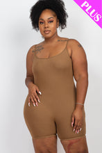 Load image into Gallery viewer, Plus Ribbed Bodycon Romper (CAPELLA)