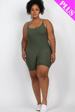 Load image into Gallery viewer, Plus Ribbed Bodycon Romper (CAPELLA)