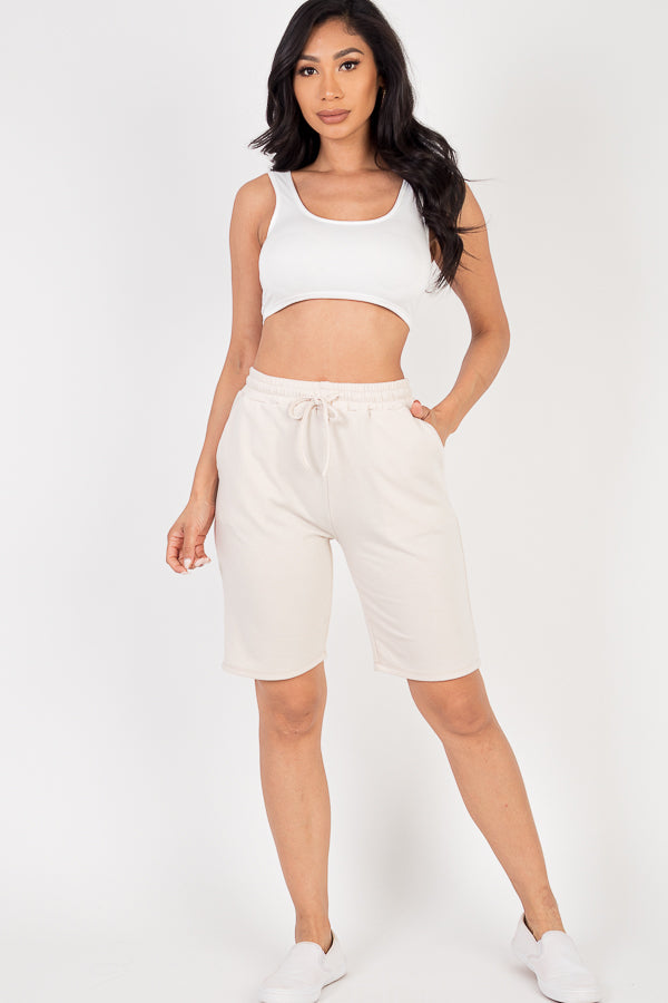 French Terry Bermuda Shorts (CAPELLA)