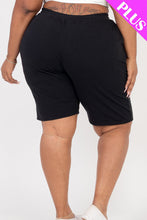 Load image into Gallery viewer, Plus Size French Terry Bermuda Shorts (CAPELLA)