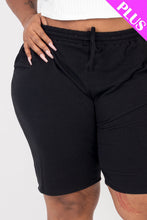 Load image into Gallery viewer, Plus Size French Terry Bermuda Shorts (CAPELLA)