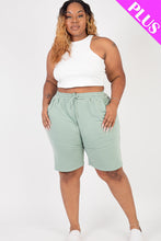Load image into Gallery viewer, Plus Size French Terry Bermuda Shorts (CAPELLA)
