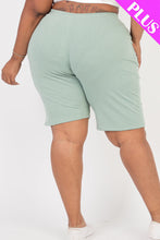 Load image into Gallery viewer, Plus Size French Terry Bermuda Shorts (CAPELLA)