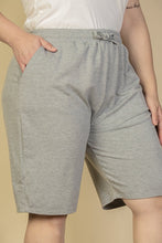 Load image into Gallery viewer, Plus Size French Terry Bermuda Shorts (CAPELLA)