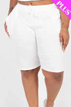 Load image into Gallery viewer, Plus Size French Terry Bermuda Shorts (CAPELLA)
