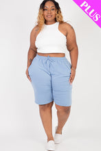 Load image into Gallery viewer, Plus Size French Terry Bermuda Shorts (CAPELLA)