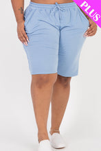 Load image into Gallery viewer, Plus Size French Terry Bermuda Shorts (CAPELLA)