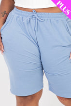 Load image into Gallery viewer, Plus Size French Terry Bermuda Shorts (CAPELLA)