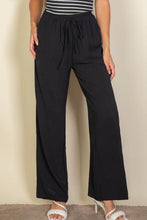 Load image into Gallery viewer, Drawstring waist wide leg minimalist pants (CAPELLA)