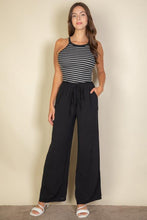 Load image into Gallery viewer, Drawstring waist wide leg minimalist pants (CAPELLA)