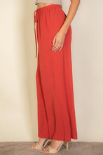 Load image into Gallery viewer, Drawstring waist wide leg minimalist pants (CAPELLA)
