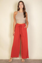 Load image into Gallery viewer, Drawstring waist wide leg minimalist pants (CAPELLA)