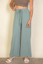 Load image into Gallery viewer, Drawstring waist wide leg minimalist pants (CAPELLA)