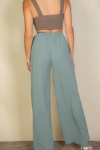 Load image into Gallery viewer, Drawstring waist wide leg minimalist pants (CAPELLA)