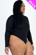 Load image into Gallery viewer, Plus Size Ribbed Turtle Neck Long Sleeve Bodysuit (CAPELLA)