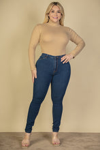 Load image into Gallery viewer, Plus Size Ribbed Turtle Neck Long Sleeve Bodysuit (CAPELLA)