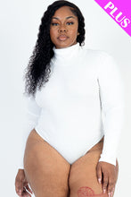 Load image into Gallery viewer, Plus Size Ribbed Turtle Neck Long Sleeve Bodysuit (CAPELLA)