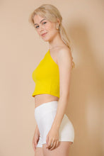 Load image into Gallery viewer, Ribbed One Shoulder Cross Strap Crop Top (CAPELLA)