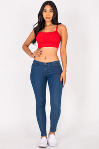 Ribbed Knit Cami Crop Top (CAPELLA)