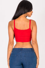 Load image into Gallery viewer, Ribbed Knit Cami Crop Top (CAPELLA)