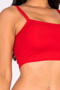Ribbed Knit Cami Crop Top (CAPELLA)