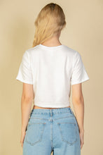 Load image into Gallery viewer, French Terry Toggle Drawstring Crop Top (CAPELLA)