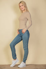 Load image into Gallery viewer, Ribbed Round Neck Long Sleeve Top (CAPELLA)