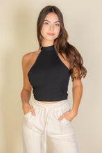 Load image into Gallery viewer, Ribbed Halter Neck Backless Top (CAPELLA)