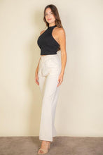 Load image into Gallery viewer, Ribbed Halter Neck Backless Top (CAPELLA)