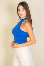 Load image into Gallery viewer, Ribbed Halter Neck Backless Top (CAPELLA)