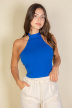 Load image into Gallery viewer, Ribbed Halter Neck Backless Top (CAPELLA)