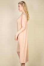 Load image into Gallery viewer, Ribbed Cardigan &amp; Cami Midi Bodycon Dress (CAPELLA)